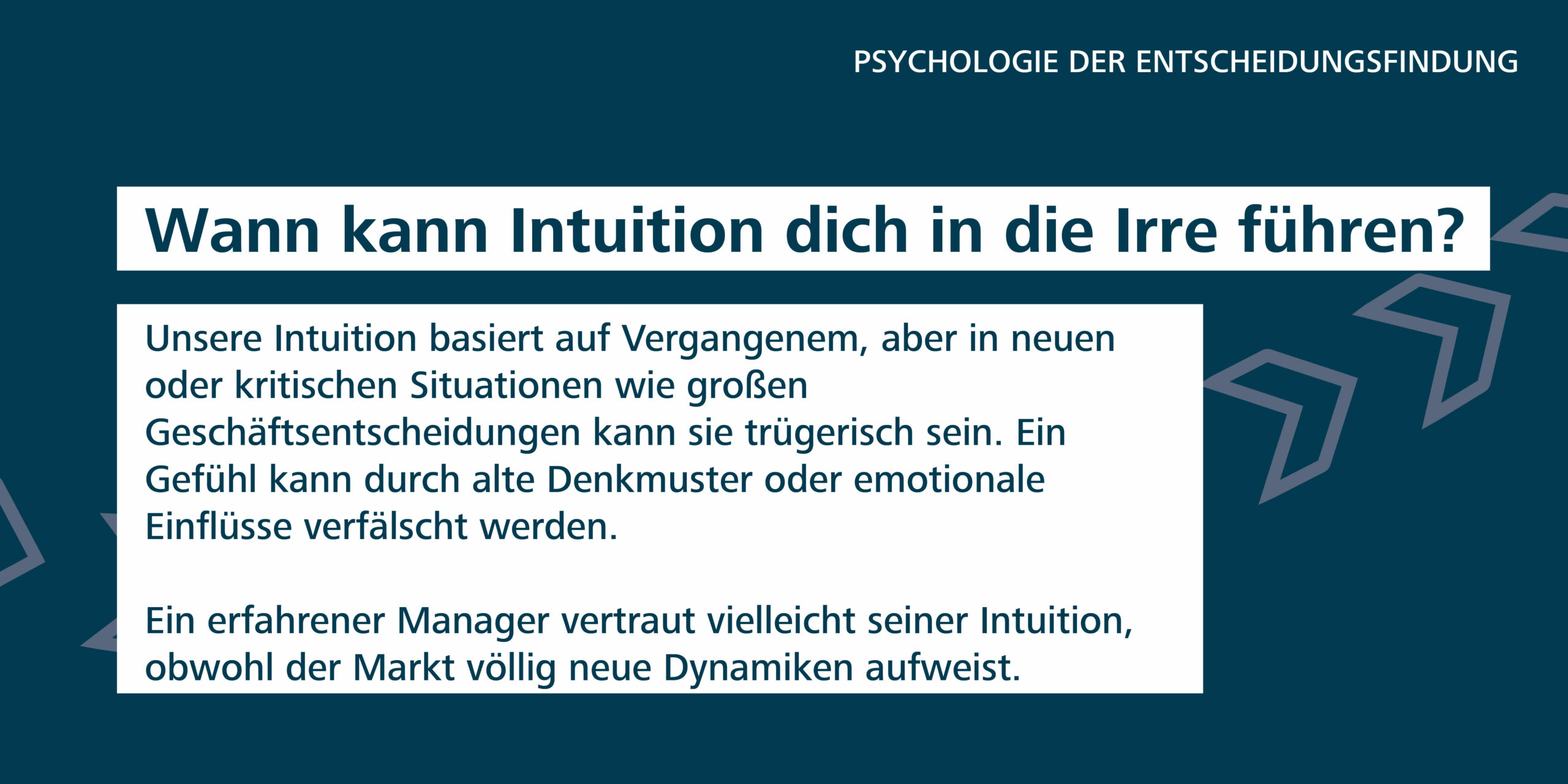 Intuition – Dein Bauchgefühl: Freund oder Feind?